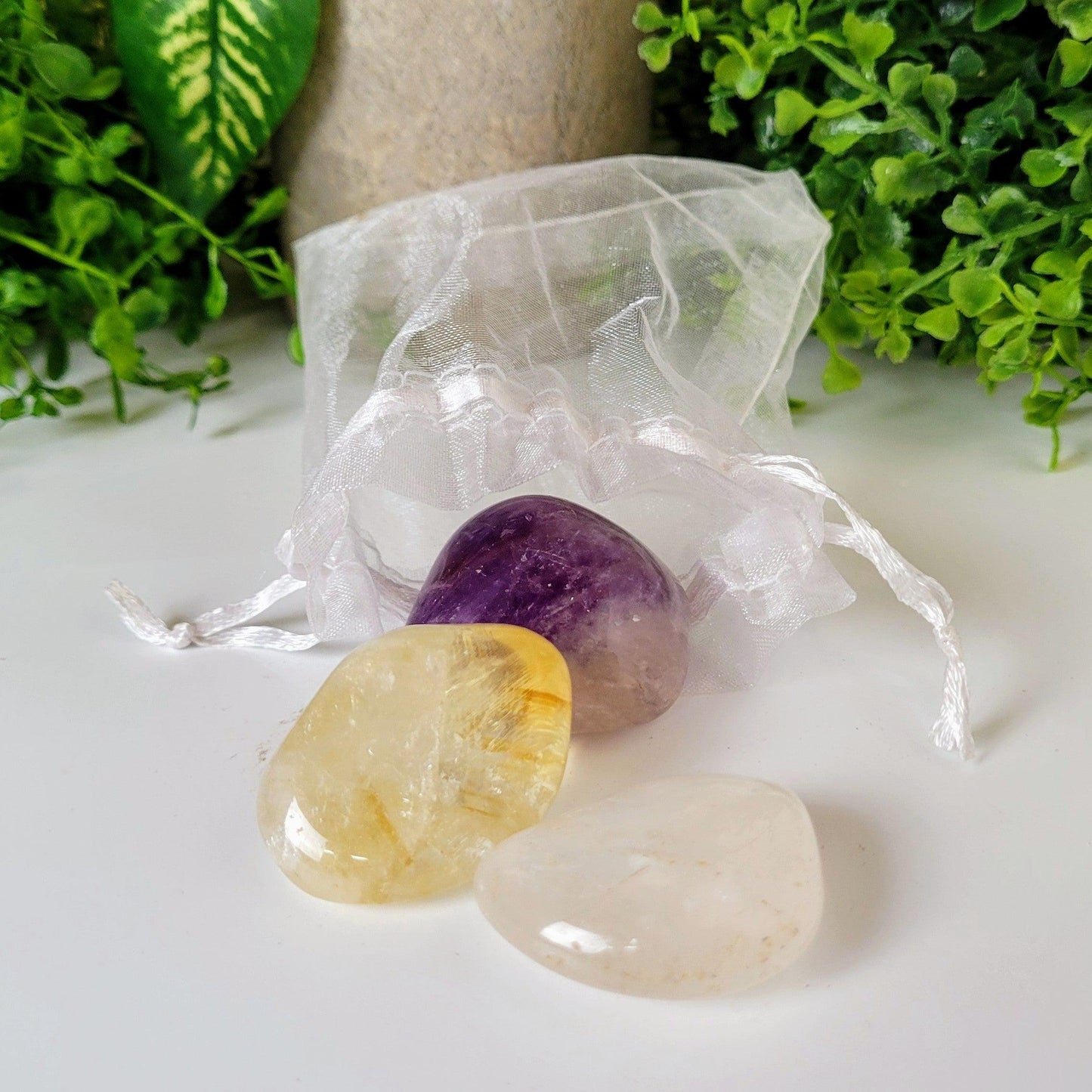 Crystal Healing Kit - Amethyst, Citrine and Clear Quartz - True West Outdoors