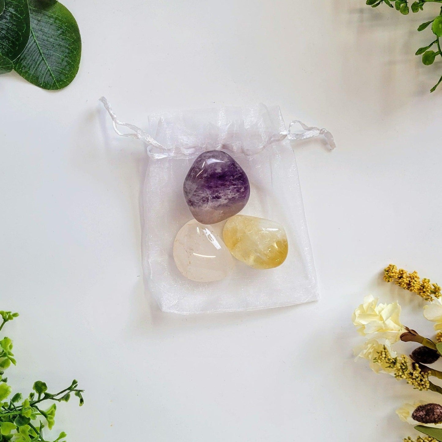 Crystal Healing Kit - Amethyst, Citrine and Clear Quartz - True West Outdoors