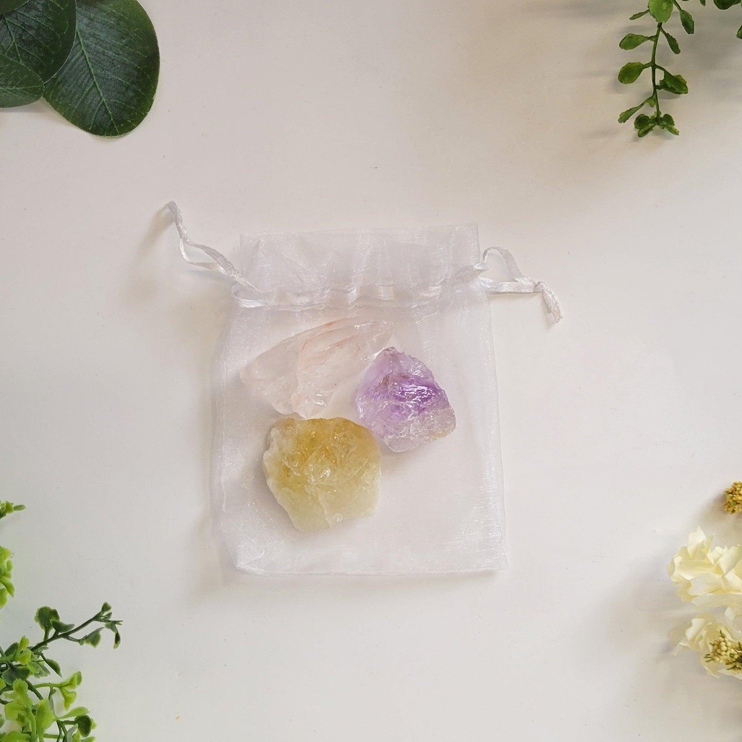 Crystal Healing Kit - Amethyst, Citrine and Clear Quartz - True West Outdoors