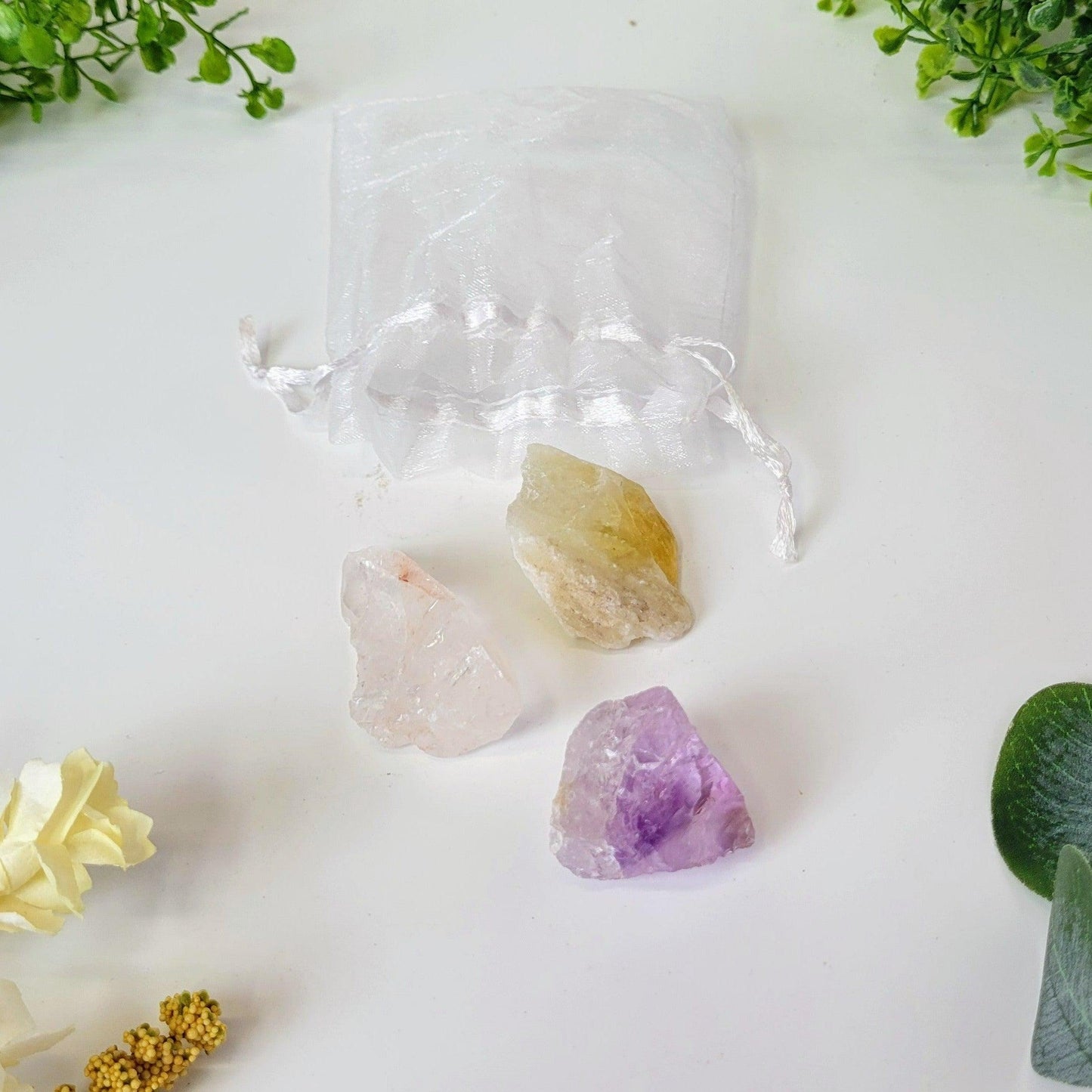 Crystal Healing Kit - Amethyst, Citrine and Clear Quartz - True West Outdoors